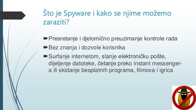 Besplatni anti spyware programi Besplatni anti spyware programi