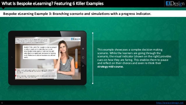 what is bespoke elearning featuring 6 killer examples ei design elearning example