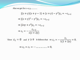 Also we get for s =2,3,…………. Since It follows that and 