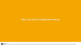 2021 is on track of making tech history!
 