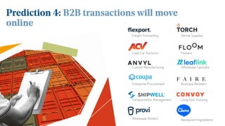 Prediction 5: The API universe will drive
innovation across all industries
Shipping
Banking
Payments
Email
SSO
Communicati...