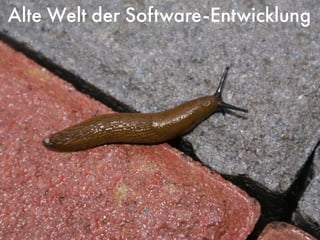 Agilität im E-Commerce I Mayﬂower GmbH I Nov 19, 2012 I
Alte Welt der Software-Entwicklung
 