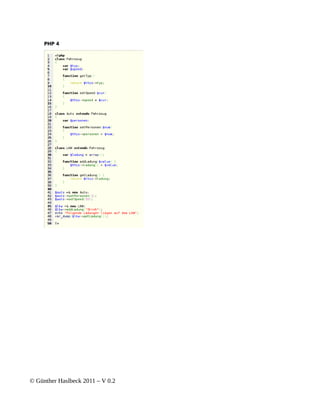 © Günther Haslbeck 2011 – V 0.2
 