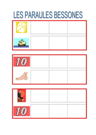 Bessones canvi consonant