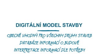 BIM: VÝZVA I VIZE
