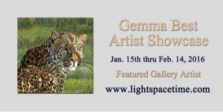 GemmaBest
ArtistShowcase
FeaturedGalleryArtist
 