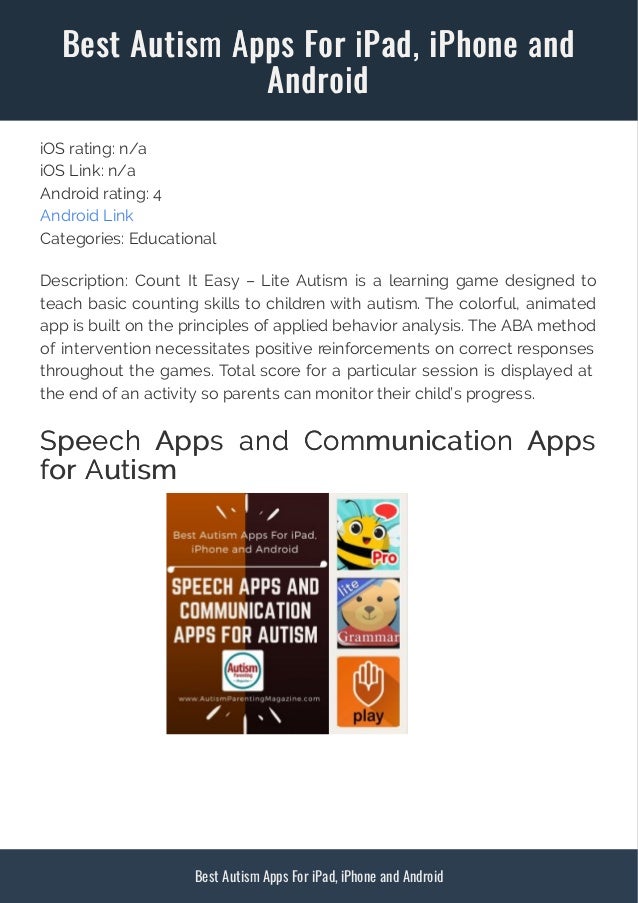 Best Rated Apps For Autism And Applied >> Best Apps For Kids With Autism Best Rated Apps For Autism And Applied >> Best Apps For Kids With Autism
