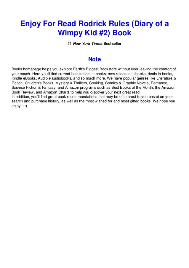 Diary of a wimpy kid read online Diary of a wimpy kid read online