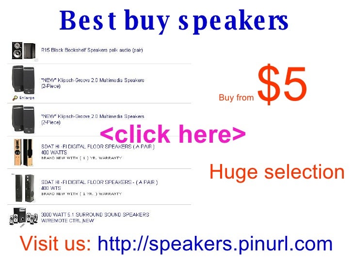 Best Buy Speakers