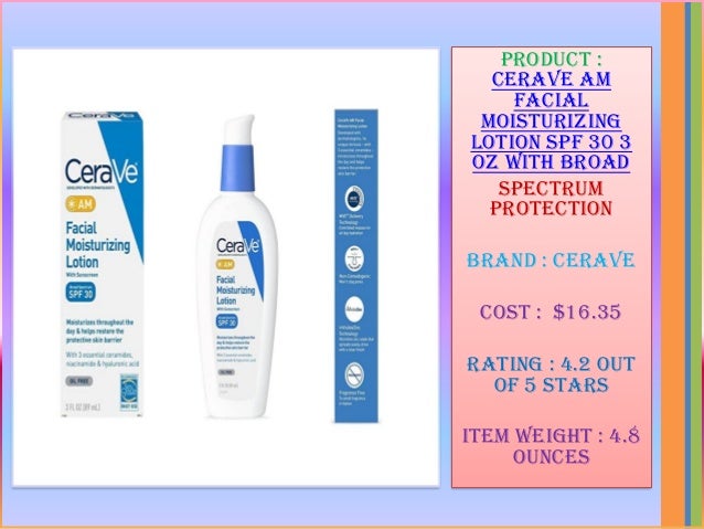 cerave moisturizer cost