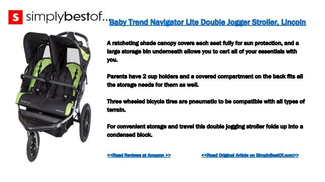 navigator lite double jogger