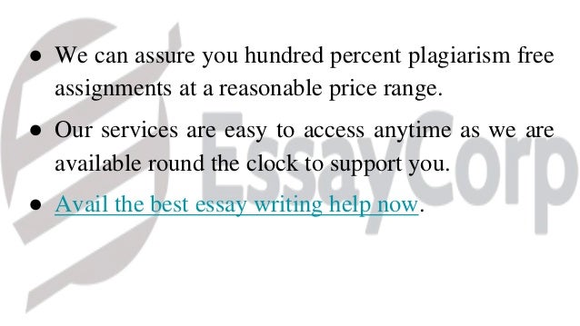 Essay writing help service