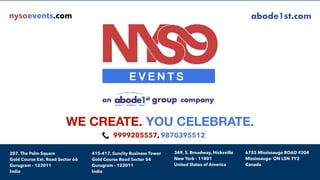 Best events management company in Gurgaon India
