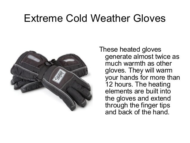 extreme cold weather heated gloves