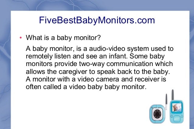 used baby monitor
