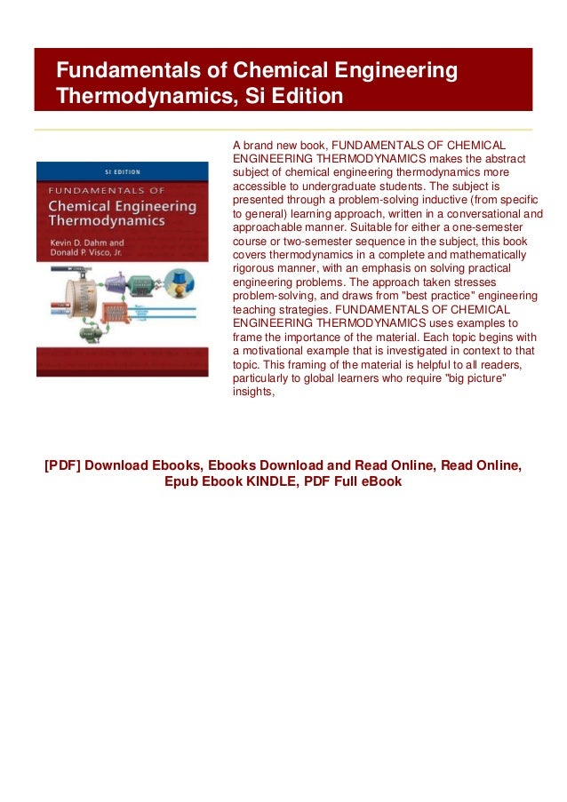fundamental of chemical engineering thermodynamics pdf fundamental of chemical engineering thermodynamics pdf
