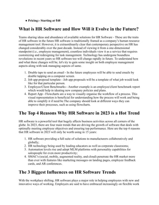 Best HR Software In India | PDF