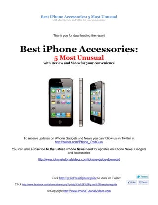 Best iPhone Accessories