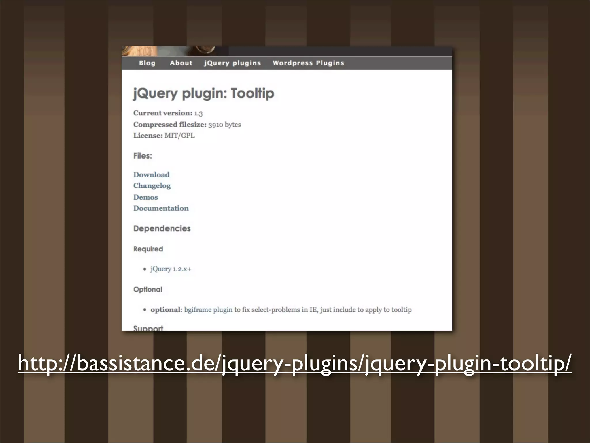 http://bassistance.de/jquery-plugins/jquery-plugin-tooltip/
 