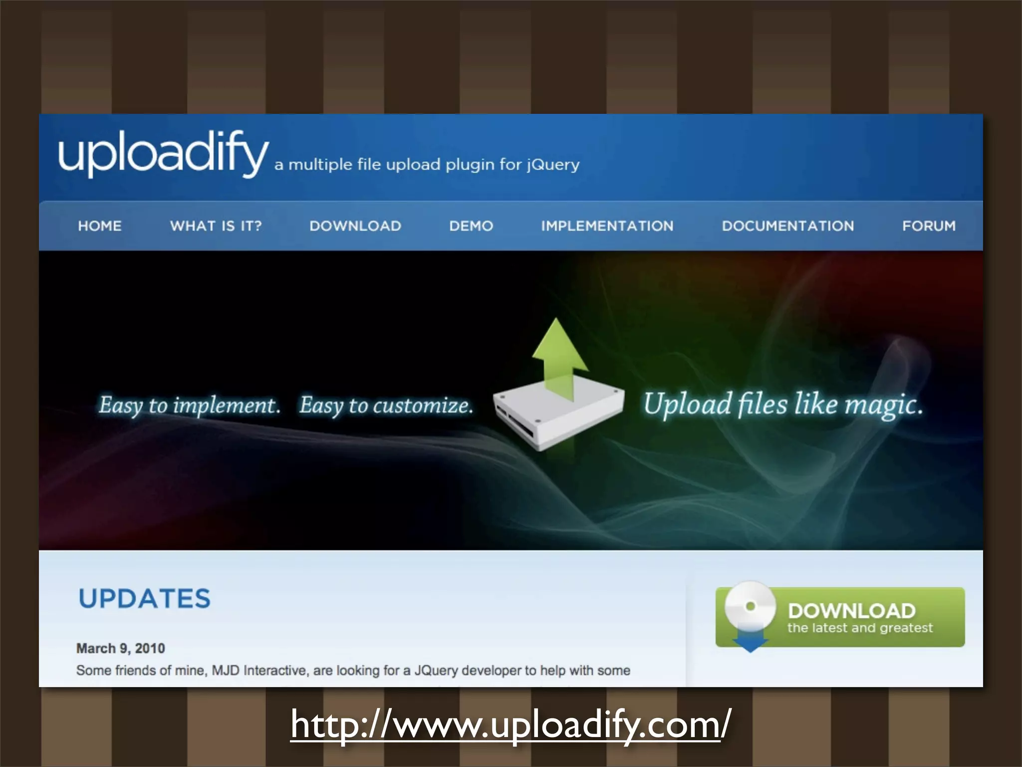 http://www.uploadify.com/
 