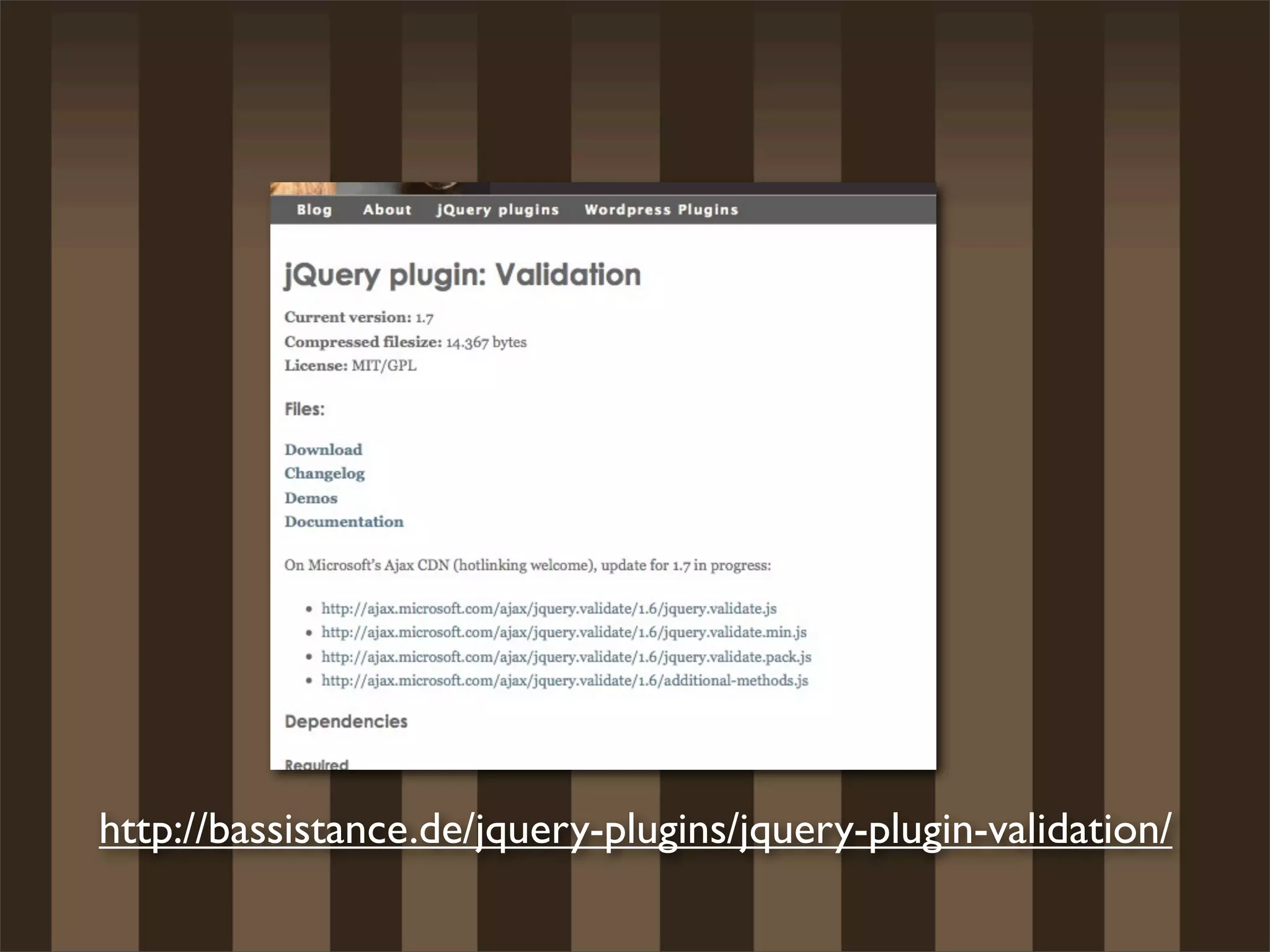 http://bassistance.de/jquery-plugins/jquery-plugin-validation/
 