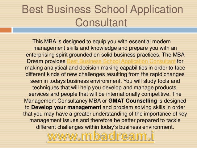 Looking for MBA Admission Consultants for Top B schools - MBA Dream