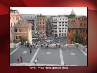 Rome - View From Spanish Steps 