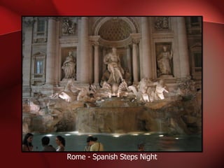 Rome - Spanish Steps Night 