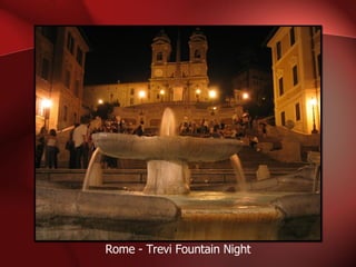 Rome - Trevi Fountain Night 
