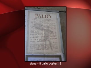 siena - ii palio poster_r1 
