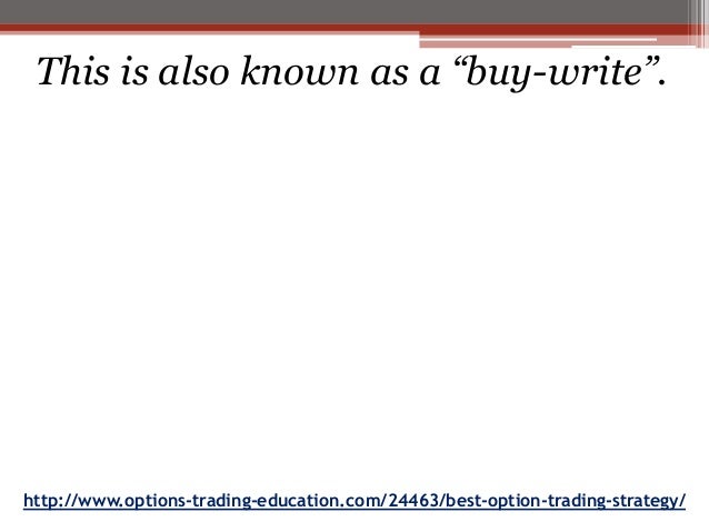 Best option trading strategies