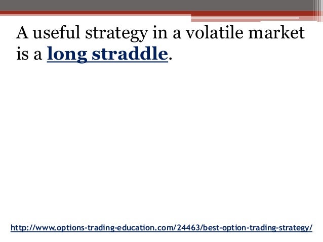Choose the best options trading strategy