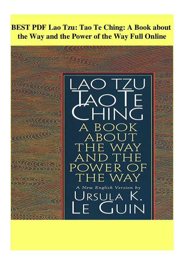What Is The Best Tao Te Ching Book