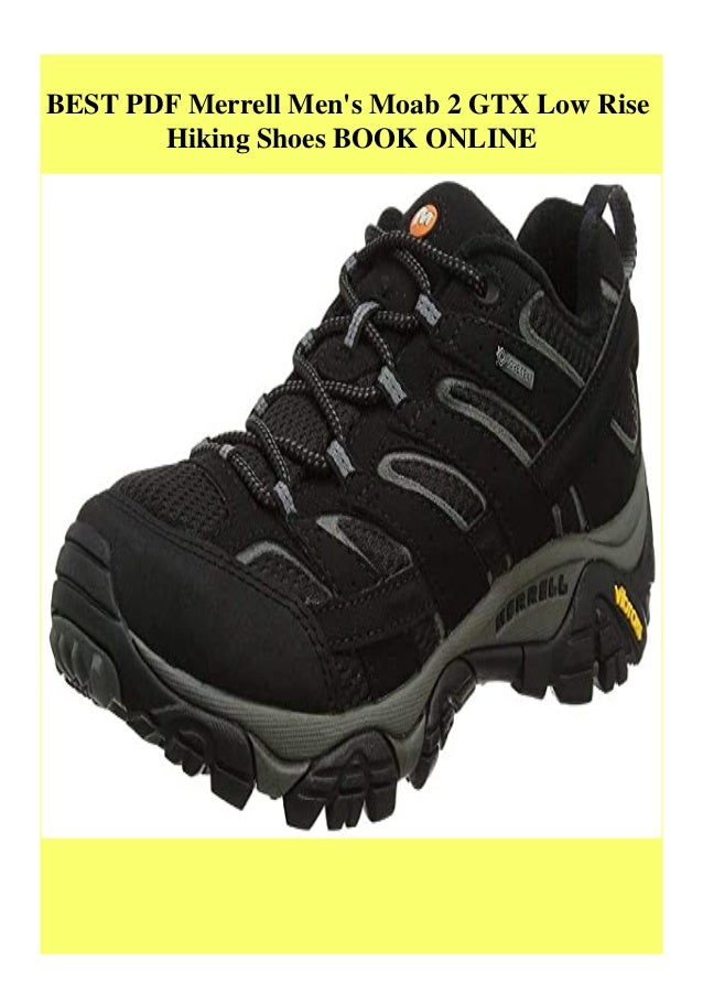 merrell men's moab 2 gtx low rise hiking boots