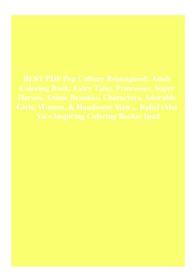 Download Best Pdf Pop Culture Reimagined Adult Coloring Book Fairy Tales Prin