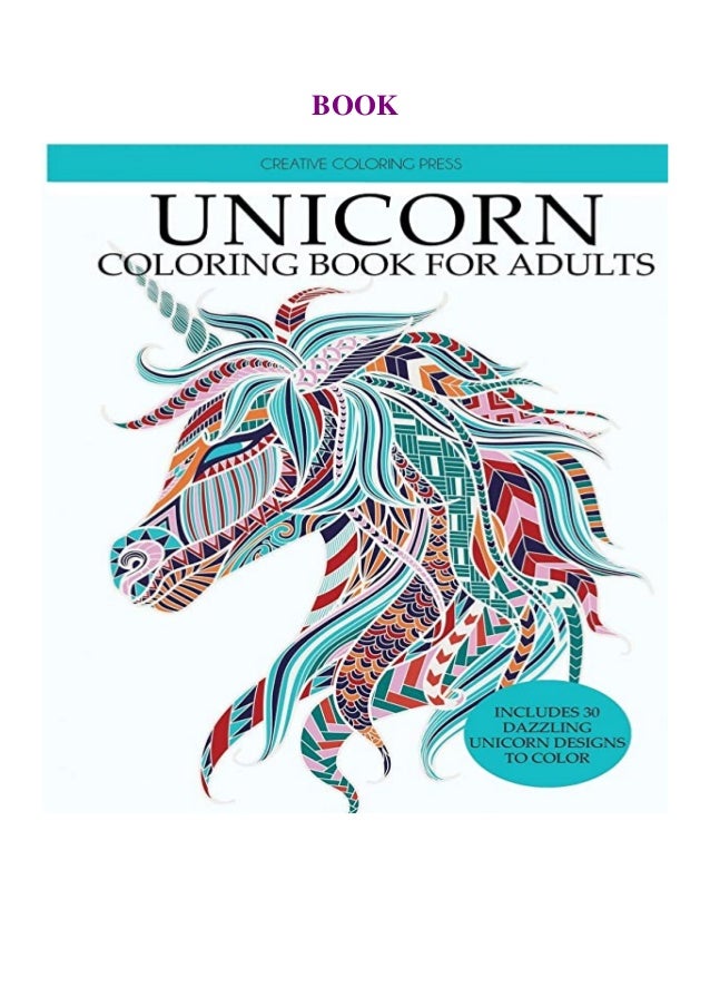 Download Best Pdf Unicorn Coloring Book Adult Coloring Book With Beautiful Uni