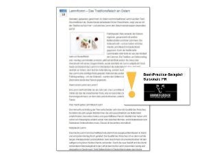 Best-Practice-Beispiele: Saisonale PR