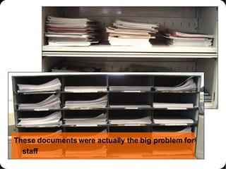 These documents were actually the big problem for staff 