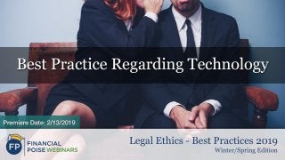 Best Practice Regarding Technology 2019