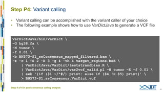 Variant Call Format Examples Best practices for data analysis when using UMI adapters to improve ...