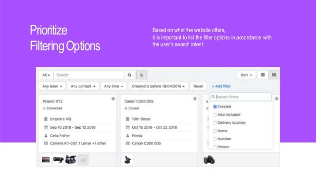 Filtering ux best practices | PPT