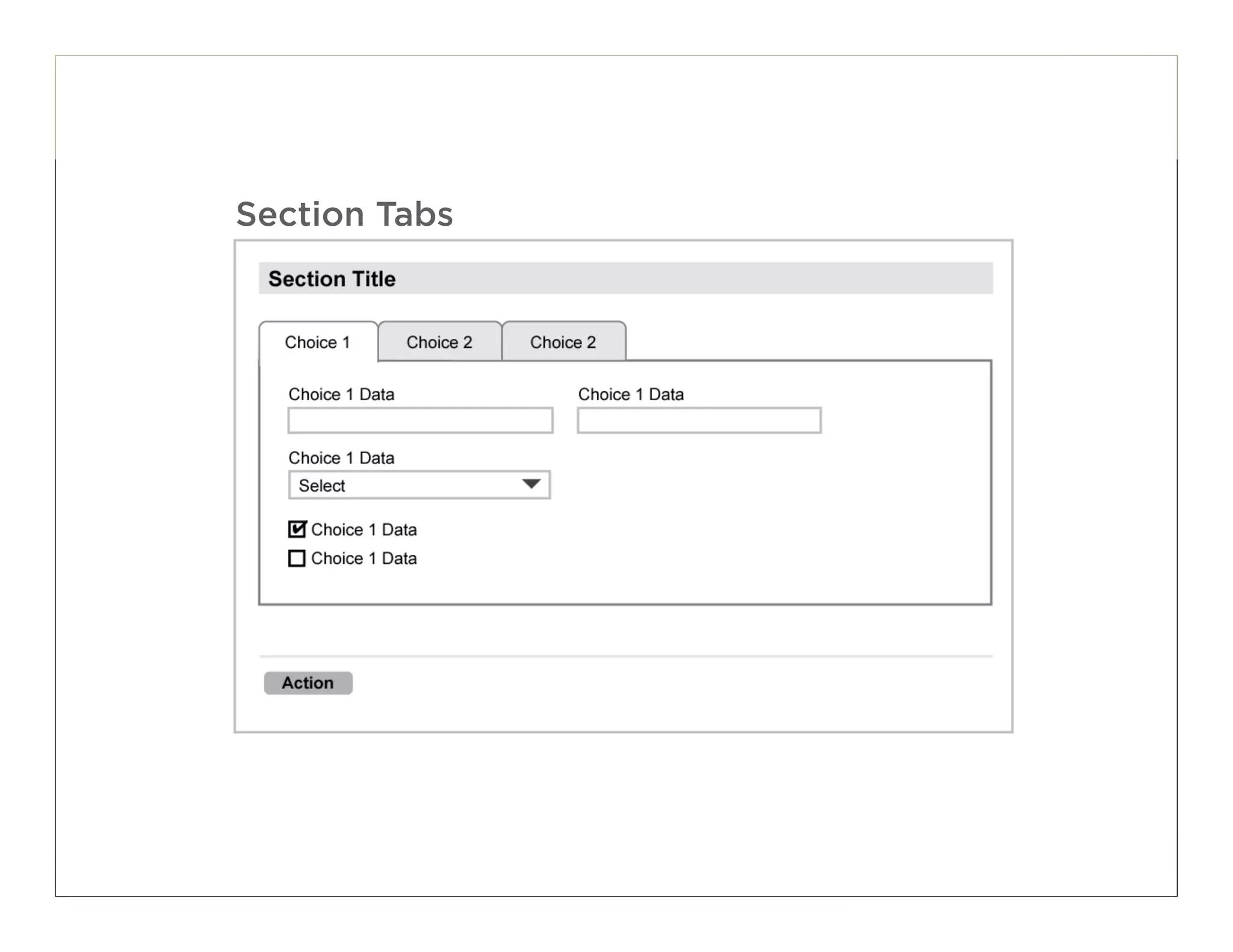 Section Tabs




               94
 
