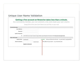 Unique User Name Validation




                              109
 