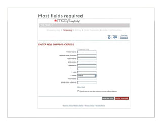 Most fields required




                       31
 