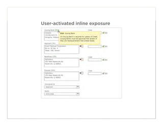 User-activated inline exposure




                                 64
 