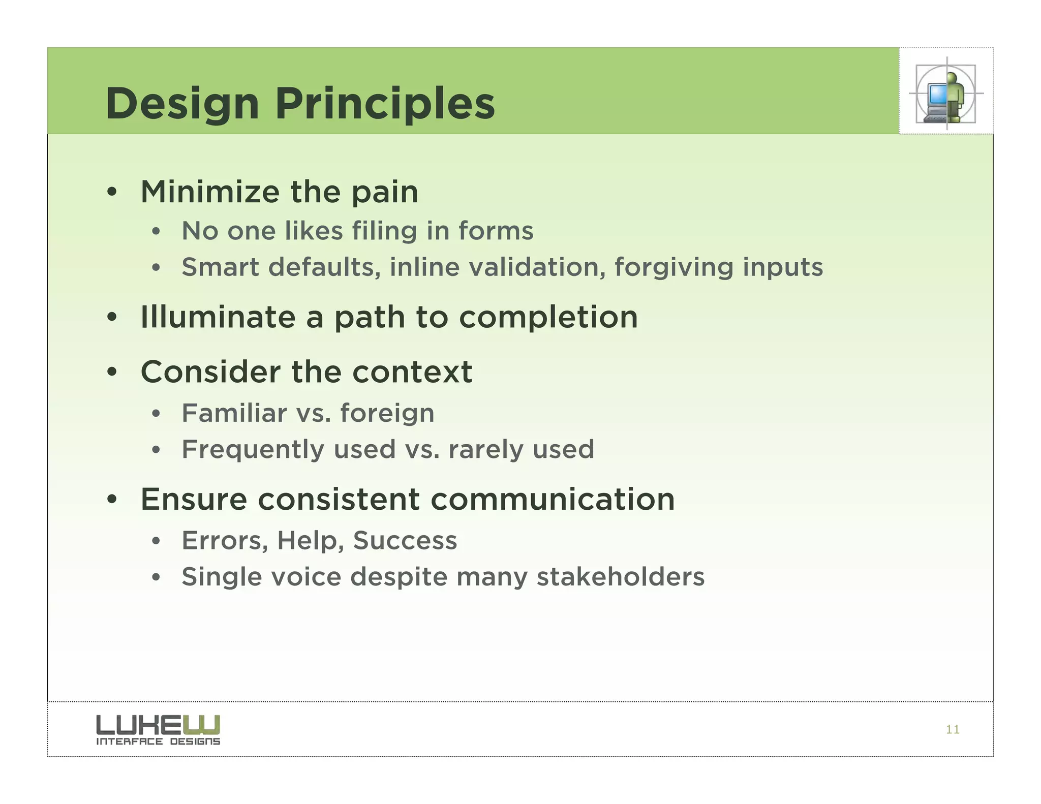 Best Practices for Form Design