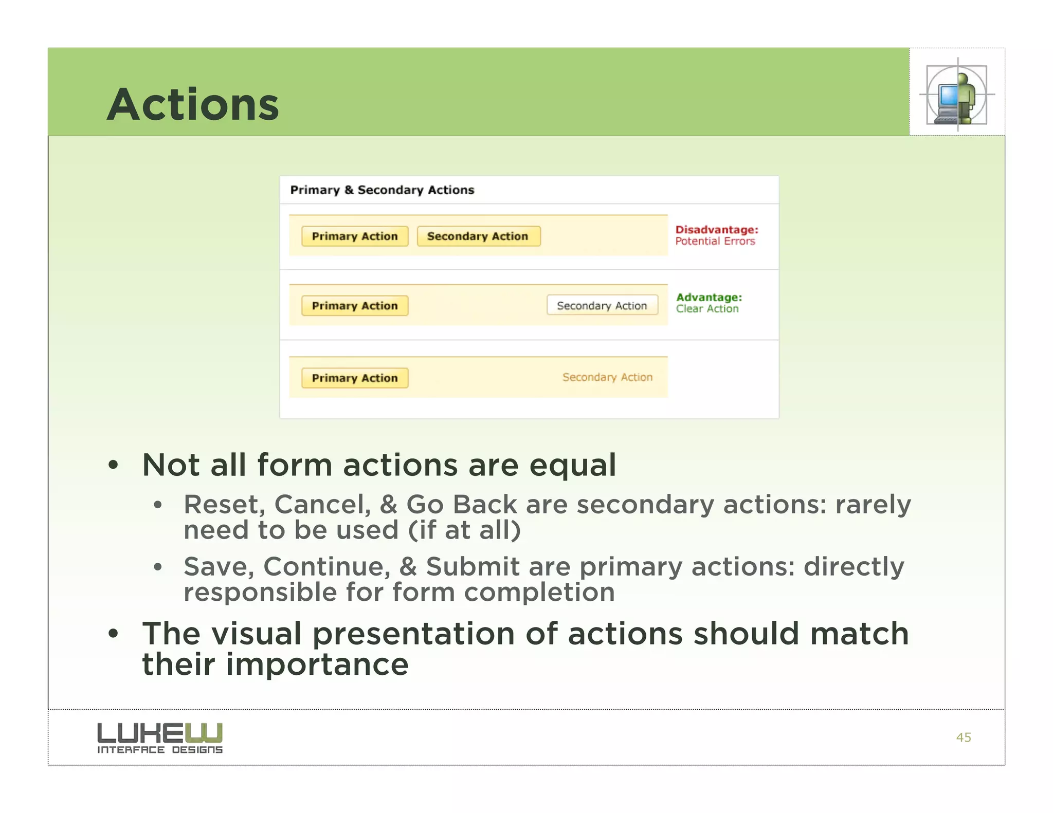 Best Practices for Form Design