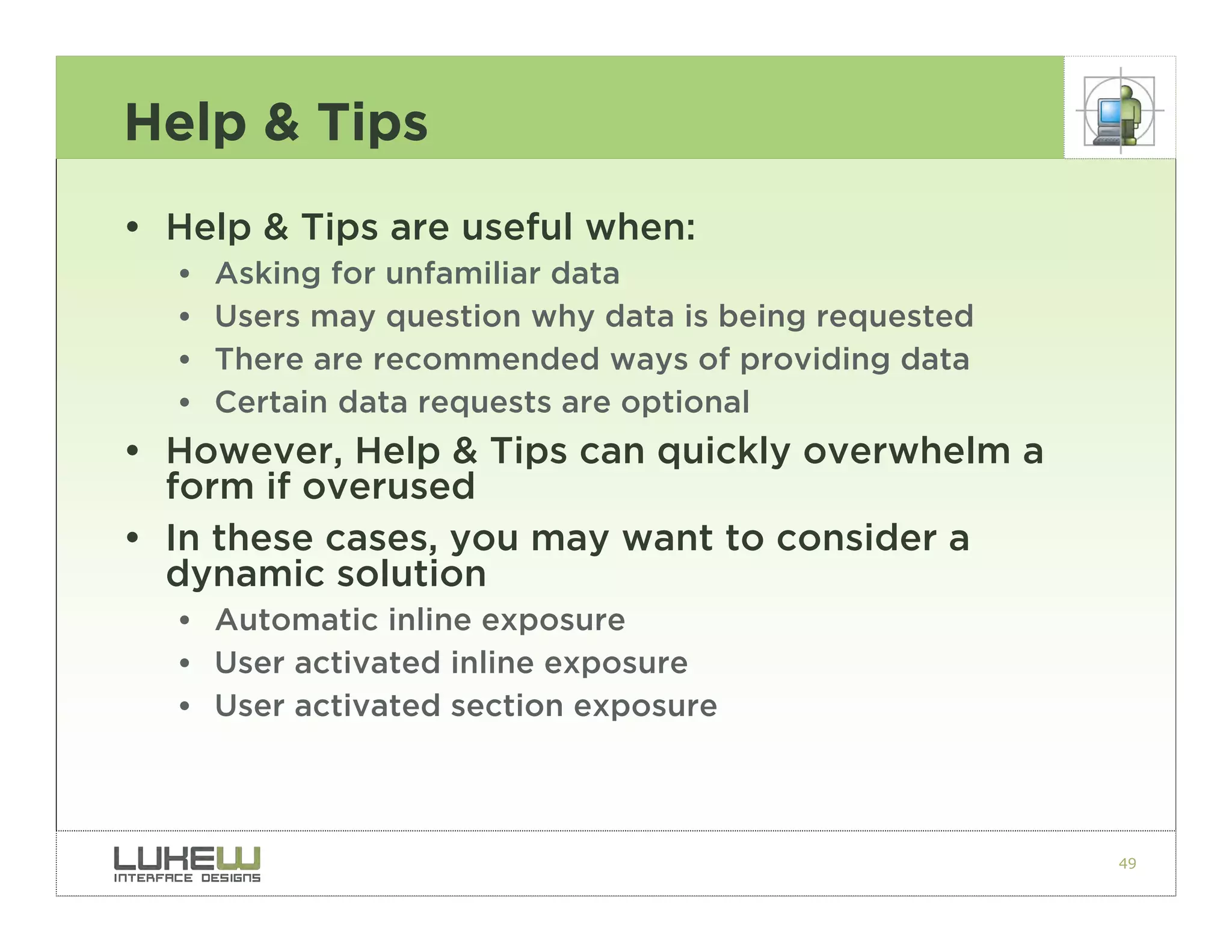 Best Practices for Form Design