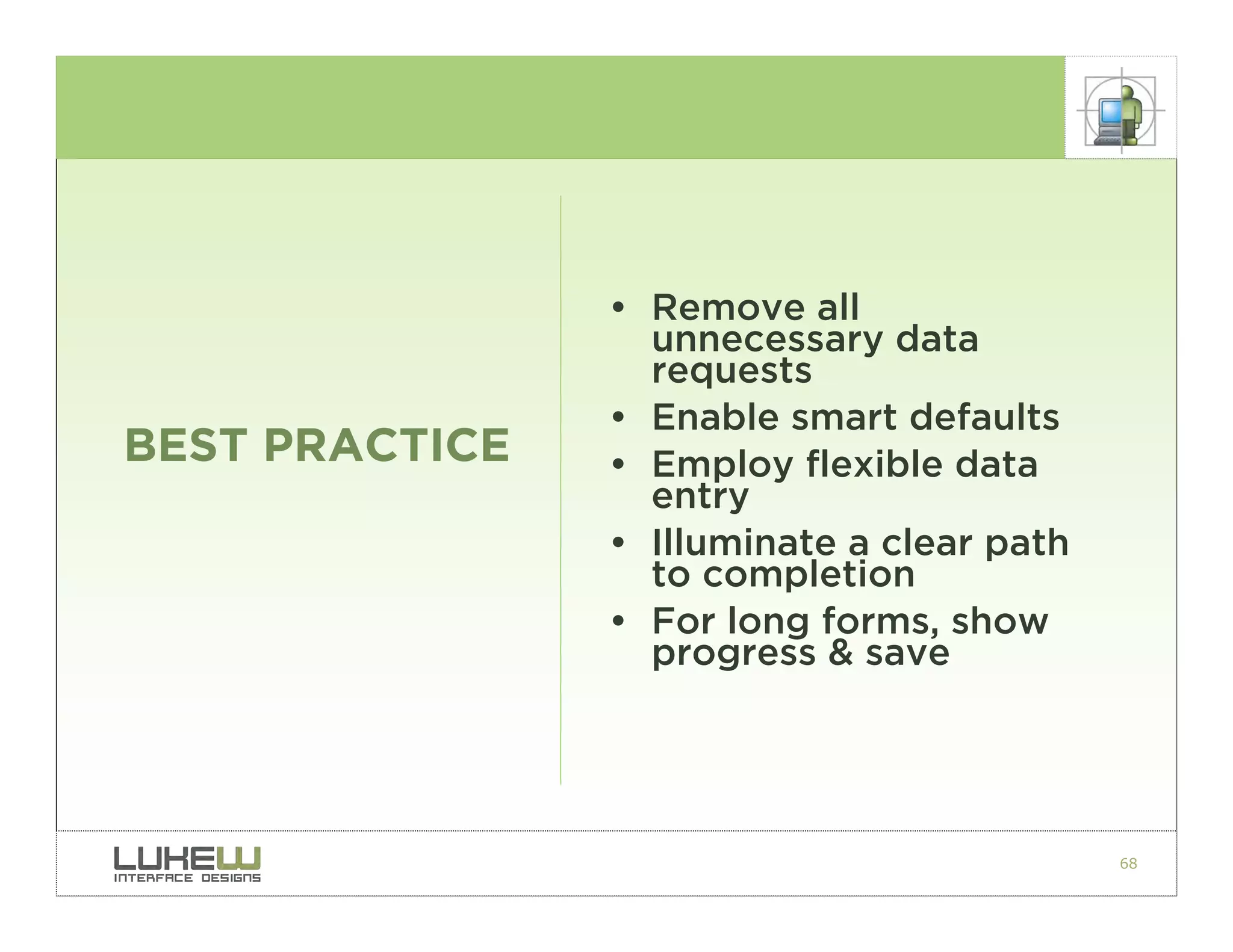 Best Practices for Form Design
