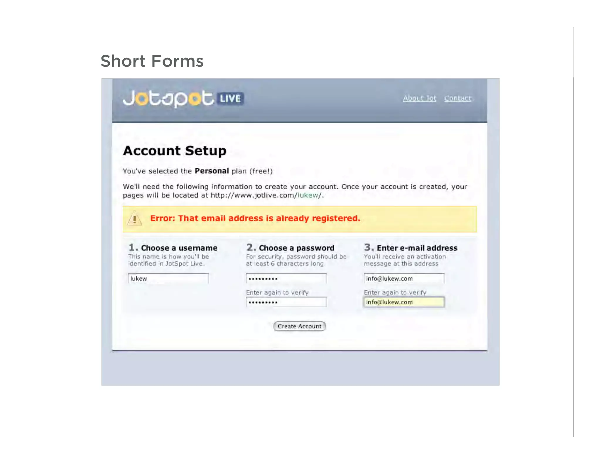 Best Practices for Form Design